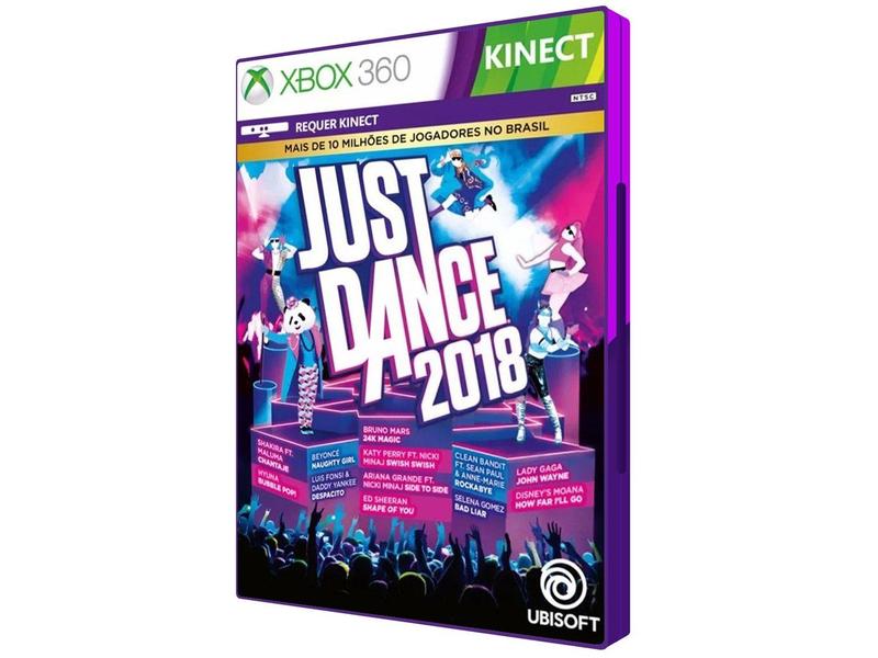 Just Dance 2018 para Xbox 360 Kinect - Ubisoft - Jogos Xbox
